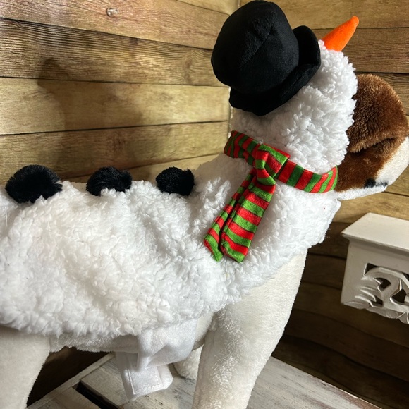 Dog Christmas Snowman Jacket Pet Clothing Size Small NWT - Picture 7 of 7